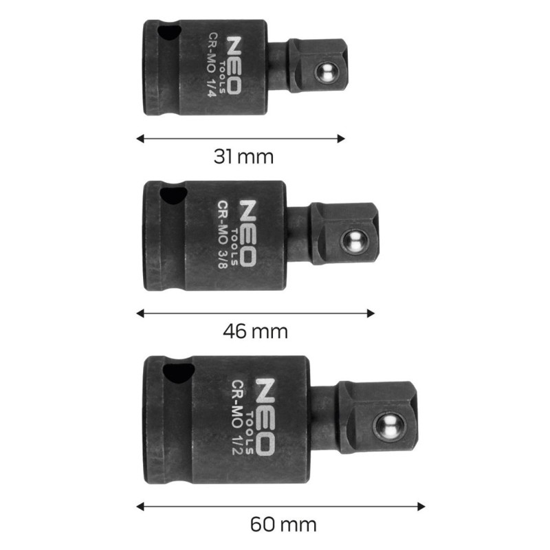 NEO tools 10-256 akcesorium do gniazd nasadowych