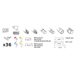 Graphite 56H560 końcówka wkrętakowa