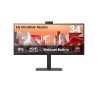 LG 34BA85QE-B monitor komputerowy 86,4 cm (34") 3440 x 1440 px Wide Quad HD LCD Czarny