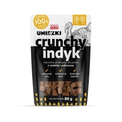 UNISZKI Crunchy indyk - Szałwia Pokrzywa 80g