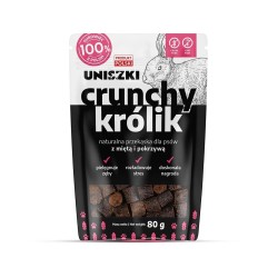 UNISZKI Crunchy królik - Mięta Pokrzywa 80g