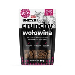 UNISZKI Crunchy wołowina - Pietruszka Pokrzywa 80g