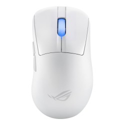 ASUS ROG Keris II Ace Wireless AimPoint White myszka Gaming Po prawej stronie RF Wireless + Bluetooth + USB Type-A Optyczny