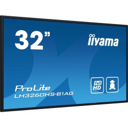 iiyama LH3260HS-B1AG signage display Cyfrowa tablica A 80 cm (31.5") LED Wi-Fi 500 cd/m2 Full HD Czarny Procesor wbudowany