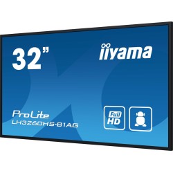 iiyama LH3260HS-B1AG signage display Cyfrowa tablica A 80 cm (31.5") LED Wi-Fi 500 cd/m2 Full HD Czarny Procesor wbudowany