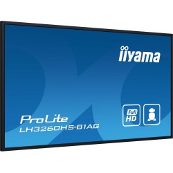 iiyama LH3260HS-B1AG signage display Cyfrowa tablica A 80 cm (31.5") LED Wi-Fi 500 cd/m2 Full HD Czarny Procesor wbudowany