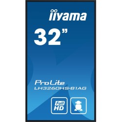 iiyama LH3260HS-B1AG signage display Cyfrowa tablica A 80 cm (31.5") LED Wi-Fi 500 cd/m2 Full HD Czarny Procesor wbudowany