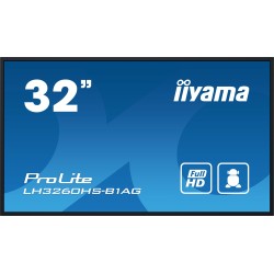 iiyama LH3260HS-B1AG signage display Cyfrowa tablica A 80 cm (31.5") LED Wi-Fi 500 cd/m2 Full HD Czarny Procesor wbudowany