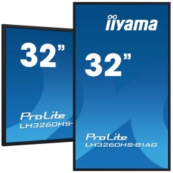 iiyama LH3260HS-B1AG signage display Cyfrowa tablica A 80 cm (31.5") LED Wi-Fi 500 cd/m2 Full HD Czarny Procesor wbudowany