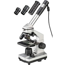 Bresser Optics JUNIOR - USB microscope - 1024x - Schwarz - Silber - Metall - LED - Windows 7 Enterprise,Windows 7 Enterprise