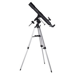 Teleskop Bresser Optik Linsen-Teleskop Quasar EQ 80/900 carbon Äquatorial Achromatisch, Vergrößerung 45 bis 675 x