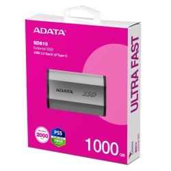 ADATA SD810 1 TB Czarny, Srebrny