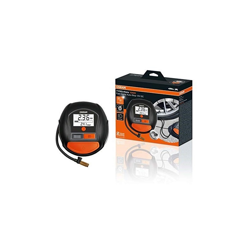 TYREinflate 1000, black/orange