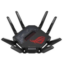 ASUS ROG Rapture GT-BE98 router bezprzewodowy 10 Gigabit Ethernet Quad-band (2.4 GHz / 5 GHz-1 / 5 GHz-2 / 6 GHz) Czarny