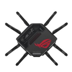 ASUS ROG Rapture GT-BE98 router bezprzewodowy 10 Gigabit Ethernet Quad-band (2.4 GHz / 5 GHz-1 / 5 GHz-2 / 6 GHz) Czarny