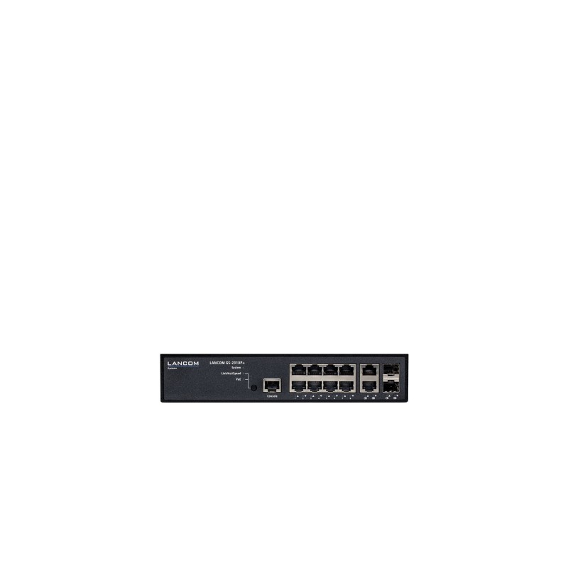 Lancom Systems GS-2310P+ Zarządzany L2 Gigabit Ethernet (10/100/1000) Obsługa PoE 1U Czarny