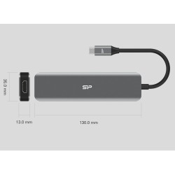 Stacja dokująca Silicon Power SU20 7in1 HDMI USB-C PD 60W (SPU3C07DOCSU200G)