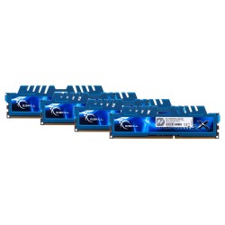 Zestaw pamięci G.SKILL RipjawsX F3-1600C9Q-32GXM (DDR3 DIMM 4 x 8 GB 1333 MHz CL9)