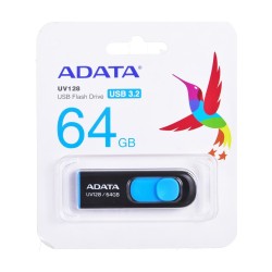 Pendrive ADATA UV128 AUV128-64G-RBE (64GB USB 3.0 kolor czarny)