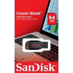 Pendrive SanDisk Cruzer Blade SDCZ50-064G-B35 (64GB USB 2.0 kolor czarny)