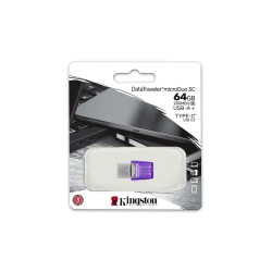 KINGSTON FLASH 64GB USB 3.2 DataTraveler microDuo 3C