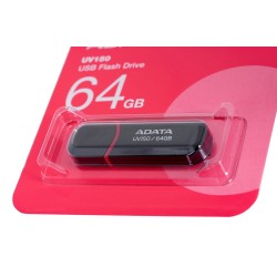 Pendrive ADATA UV150 AUV150-64G-RBK (64GB USB 3.0 kolor czarny)