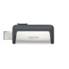 Pendrive SanDisk Ultra SDDDC2-128G-G46 (128GB USB 3.1, USB-C kolor czarny)