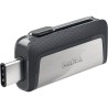 Pendrive SanDisk Ultra SDDDC2-128G-G46 (128GB USB 3.1, USB-C kolor czarny)