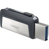 Pendrive SanDisk Ultra SDDDC2-128G-G46 (128GB USB 3.1, USB-C kolor czarny)