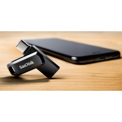 Pendrive SanDisk Ultra Dual GO SDDDC3-032G-G46 (32GB USB 3.0, USB-C kolor czarny)