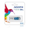 ADATA FLASHDRIVE C008 64GB USB 2.0 WHITE&BLUE