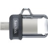 Pendrive SanDisk ULTRA SDDD3-128G-G46 (128GB microUSB, USB 3.0 kolor szary)