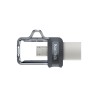 Pendrive SanDisk ULTRA SDDD3-128G-G46 (128GB microUSB, USB 3.0 kolor szary)