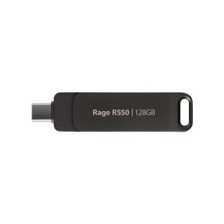 Patriot Rage R550 128GB Dual USB A+C, Alu, 100MBs