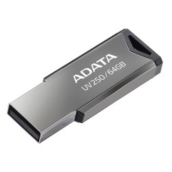 Pendrive ADATA UV250 AUV250-64G-RBK (64GB USB 2.0 kolor srebrny)