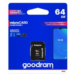 Karta pamięci GoodRam M1AA-0640R12 (64GB Class 10 + adapter)