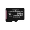 Karta pamięci z adapterem Kingston Canvas Select Plus SDCS2/256GB (256GB Class 10, Class U1, V30 + adapter)