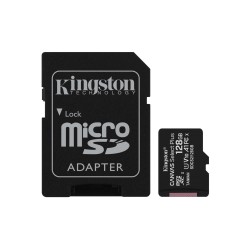 Karta pamięci z adapterem Kingston Canvas Select Plus SDCS2/128GB (128GB Class 10, Class U1, V10 + adapter)