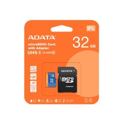 Karta pamięci z adapterem ADATA Premier AUSDH32GUICL10A1-RA1 (32GB Class 10, V10 + adapter)