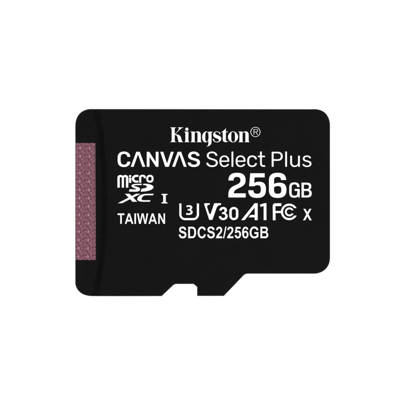 Karta pamięci Kingston Canvas Select Plus SDCS2/256GBSP (256GB Class 10, Class A1 Karta pamięci)