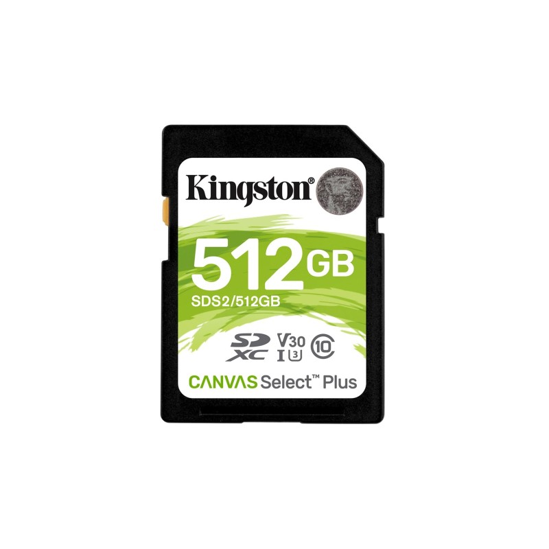 Karta pamięci Kingston Canvas Select Plus SDS2/512GB (512GB Class U3, V30 Karta pamięci)