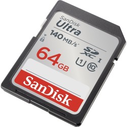 SANDISK ULTRA SDHC 64GB 140MB/s CL10 UHS-I