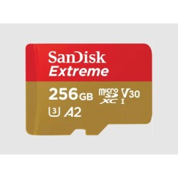 SANDISK EXTREME microSDXC 256 GB 190/130 MB/s A2