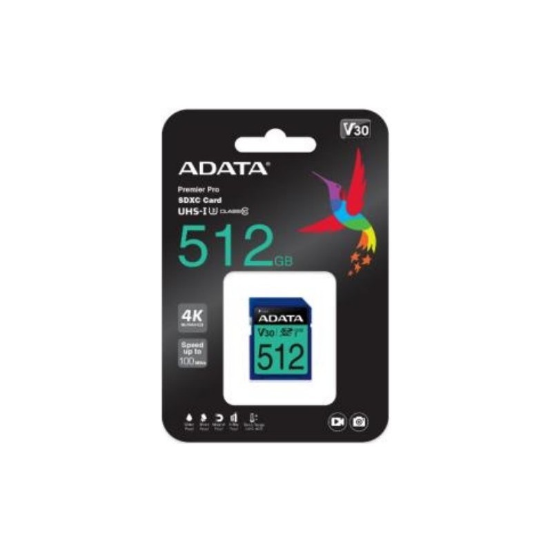 ADATA Premier Pro 512 GB SDXC UHS-I Klasa 10