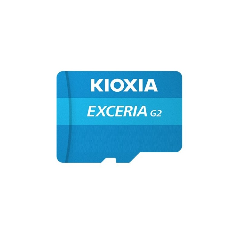 KIOXIA 256GB microSD KIOXIA Exceria (gen 2) UHS I U3 V30 with adapter