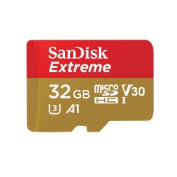 Karta pamięci SanDisk Extreme SDSQXAF-032G-GN6AA (32GB Class U3 Adapter, Karta pamięci)