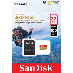 Karta pamięci SanDisk Extreme SDSQXAF-032G-GN6AA (32GB Class U3 Adapter, Karta pamięci)