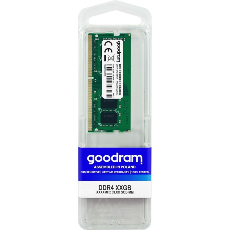 Pamięć RAM GoodRam GR2400S464L17/16G (DDR4 SO-DIMM 1 x 16 GB 2400 MHz CL17)