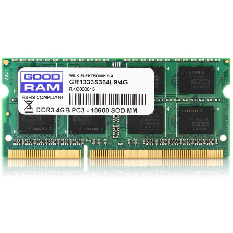 Pamięć GoodRam GR1600S364L11S/4G (DDR3 SO-DIMM 1 x 4 GB 1600 MHz CL11)