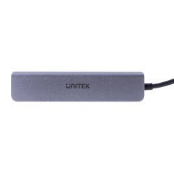 UNITEK HUB USB-C 7W1, HDMI 4K, PD 100W, 5GBPS, ALU